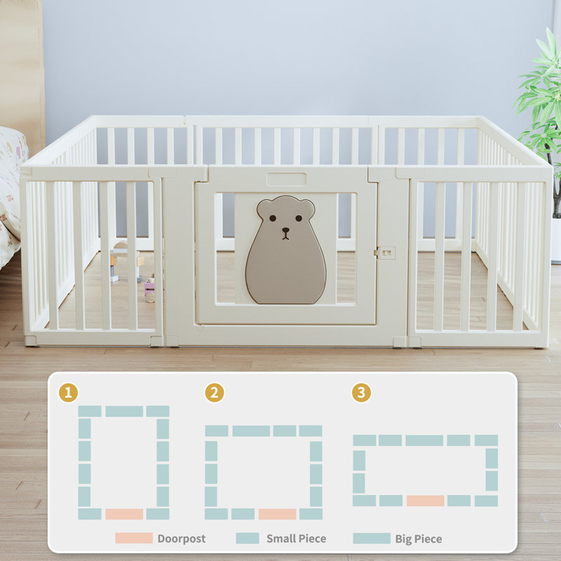 Benarita Baby Playpen Safety Gate & Reviews Wayfair